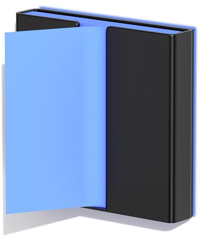 Sticky Note Dispenser, Magnetic Sticky Note Holder for Post It Notes, 3 x 3 Inch Sticky Note Organizer for Office Home Classroom, Black