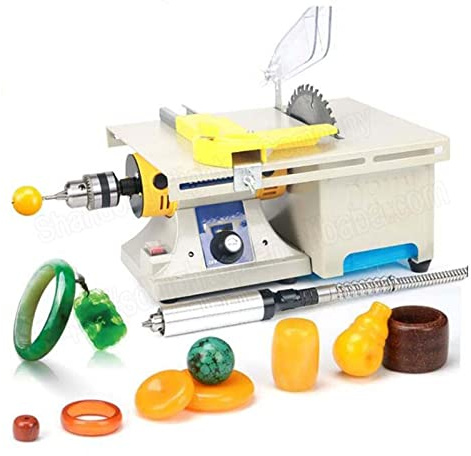 Suction Cups, Multifunction Mini Table Saw Stone Polisher Jade Engraving Machine Grinding Machine Table Saws Jade Cutting Machine(Option 4)
