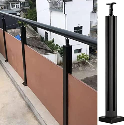 Poteaux de balustrade, rampes, panneaux de verre, pince pour escaliers, balcon, terrasse, utilisation intérieure et extérieure