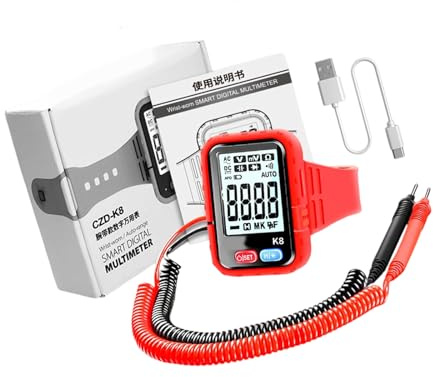 Multimetro digitale professionale con ciclo di frequenza di capacità funzioni di test per riparazione elettronica multimetro digitale