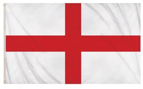 Large St George England Flag 5ft x 3ft (152cm x 91cm) Durable English Flag with Metal Grommets for Easy Hanging Indoor & Outdoor Use for World Cup Euros Football Rugby Parties & Celebrations