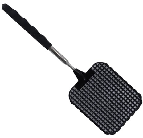 Tiardey Matamoscas De Plástico, Matamoscas Telescópicos, Matamoscas Extensible, Matamoscas Telescópico Manual