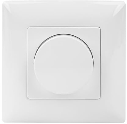 0–10 V dimmer för LED-lampor, dimbar strömbrytare, anslutning till 0/1–10 V, LED-strömförsörjning, roterande dimmer för dimbara LED-lampor och glödlampor