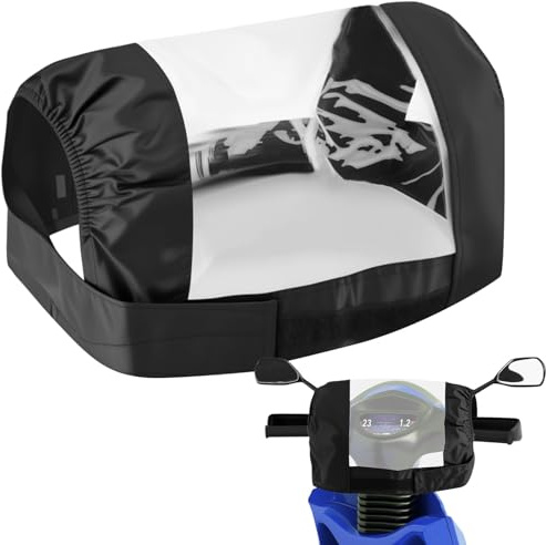 Mobility Scooter Tiller Console Cover Waterproof Universal Clear Guard | Waterproof Protection, Universal Fit, Clear Durable Cover, Dust & Scratch Resistant, Easy Install, Fits Scooters & Wheelchair