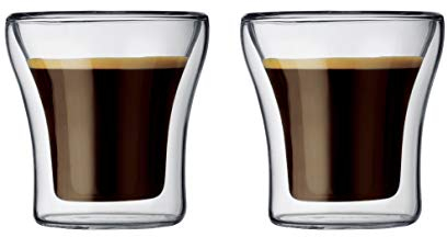 Bodum - 4554-10 - Assam - Set 2 Verres Double Paroi espresso - 9 cl