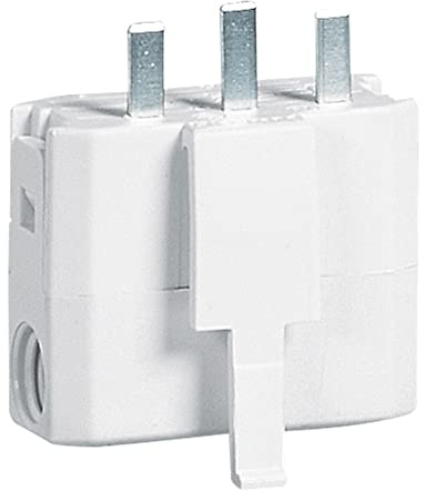 Legrand LEG97132 - Clavija de enchufe (para luminaria, con toma de tierra)