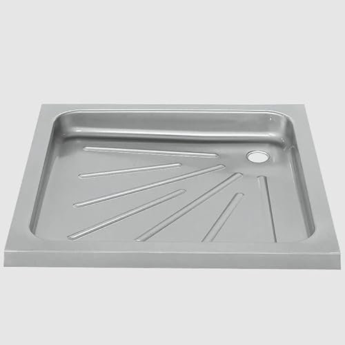 Franke GmbH KWC Duschtasse BS400 aus Chromnickelstahl zur Boden-Einbaumontage, Größe:90 x 90 cm