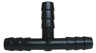 1 x Raccord tuyau en T Forme 5 mm plastique Raccord tuyau tuyau à air Té