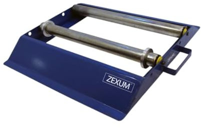 Blue Cable Reel Drum Roller Stand