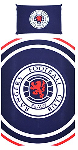 Official Rangers FC 'Pulse' Reversible Single Duvet Quilt Cover Set