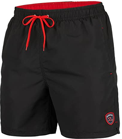 ZAGANO Badeshorts Herren 5106 Badehose Männer Polyester kurz lang S-6XL | Made in EU Innenslip einfarbig schnelltrocknend leicht robust bequem für Strand Pool Urlaub Sommer Meer Sport Freizeit