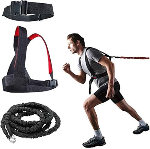 YNXing Widerstandstrainingsseil, Explosive Kraft, Sprungkraft, körperliches Training, Widerstandsseil, verbessert Geschwindigkeit, Ausdauer und Kraft
