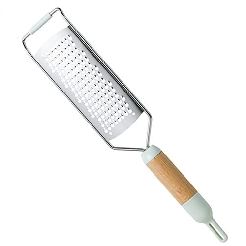 YMXWFC Grattuggia Utensili da Forno Formaggio Grattugia Acciaio Inox Acciaio Inox Fast Grater Cheese Shreds Limone Zest Cioccolato Tritato (Color : Green)