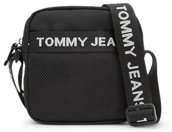 Tommy Jeans Herren TJM Essential Square Reporter AM0AM10901 Crossovers, Schwarz