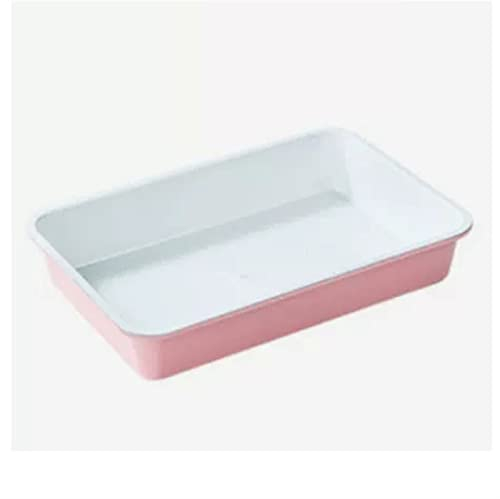 Plat à Four Carré Rectangulaire Moule À Gâteau Moule À Gâteau Ondulé Antiadhésif Petit Moule À Four Maison En Acier Au Carbone Moule À Lasagnes Cuisson Au Four Plat à Lasagne (Size : B)