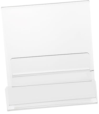 TOPPERFUN 1stück Transparenter Buchständer Einstellbarer Leseständer Für Bücher Praktische Präsentationshilfe Für Büro Zuhause Und Buchhandlungen Dekorativ Und Leicht Zu Reinigen