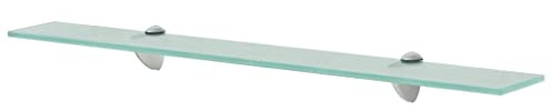 ARKEM Estante Flotante de Cristal 70x10 cm 8 mm Transparente, Estante de Pared, Estante de baño, Estante de Cristal, Cristal Transparente