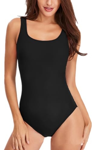 Maillot de Bain Femme 1 pièce Bikini Triangle Dos Amincissante Slim Monokini de Sport Rembourré Push up Grande Taille Costume de Bain Plage Piscine Source Thermale