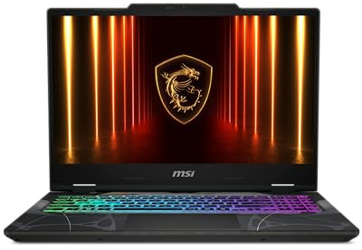 msi Cyborg A15 AI 15.6” FHD 144Hz Thin & Light Gaming Laptop – Ryzen 7 260, GeForce RTX 5050, 16GB DDR5, 1TB SSD, Portable Design, Wi-Fi 6E, Windows 11 B2HWEKG-074US