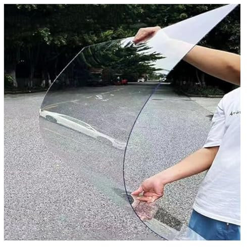 Paneles de techo de invernadero, lámina de plástico de policarbonato, cubierta transparente para pérgola para techos, cobertizos al aire libre (1,2 x 1 m)