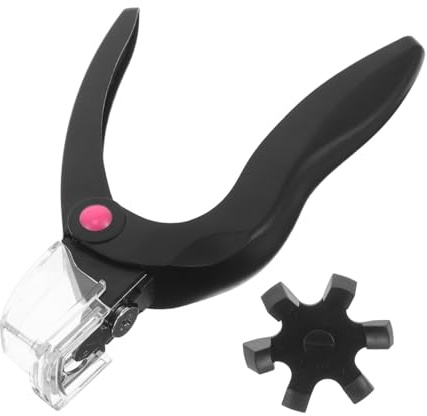 BIUDECO Nagelspitzenknipser für Künstliche Nägel U-förmiger Nageltrimmer aus Eisen Diy-nageldesign-werkzeug mit Verstellbarem Design Präziser Trimmfunktion für Nagelverlängerungen
