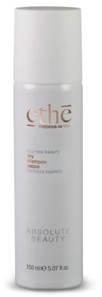 Ethè Absolute Beauty - Dry Shampoo 150ml | rinfresca la cute, senza acqua né phon e dona capelli puliti, leggeri e piacevolmente profumati in pochi istanti