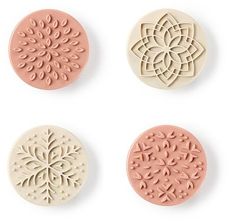 Tescoma 630853 Timbri decorativi biscotti e pan di zenzero 4 pz assortiti