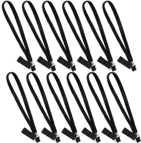DECORNIJIA Lot de 12 Dragonnes Anti-chute pour Canne de Marche en Nylon Haute Résistance, Lanières Réglables pour Bâton de Randonnée, Accessoires Légers et Solide, pour Randonnées