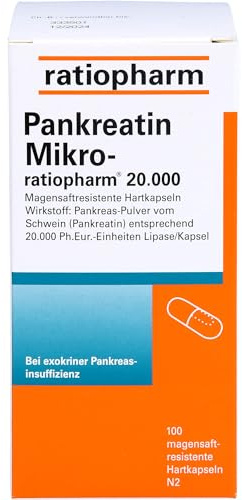 Pankreatin Mikro-ratiopharm 20.000 Kapseln, 100 St.