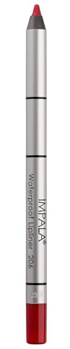 Impala - Wasserfester cremiger Lipliner | Permanent Lipliner | Wasserfester Lipliner | Langanhaltender Lipliner |Farbe 206 Rot