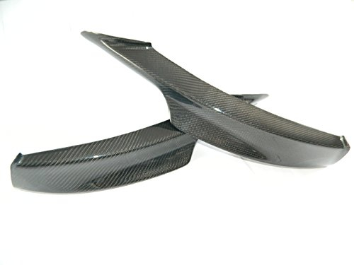 CaCsP Spoiler Carbon Flaps Frontspoiler Lippe Splitter kompatibel mit BMW 3er E90 E91 LCI