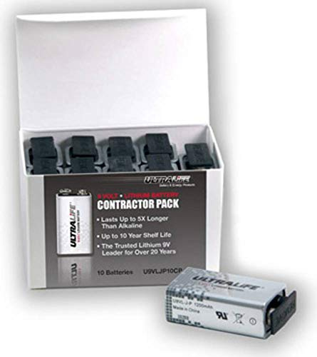 Ultralife Lithium 9 V-Block, 10