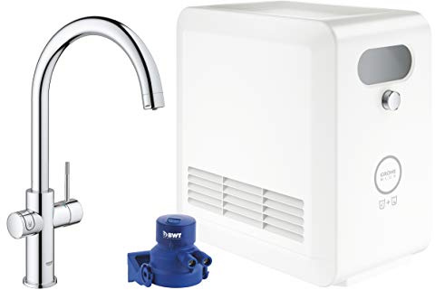 Grohe Blue Professionnel Mitigeur Évier avec Système de Filtration de l’Eau Bec C 31323002 (Import Allemagne)