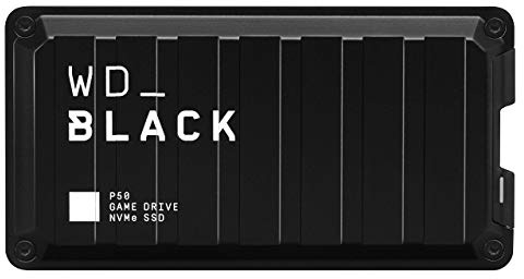WD_BLACK P50 Game Drive SSD 1 TB externe SSD (SuperSpeed USB 3.2 Gen 2x2, stoßfest, Lesegeschwindigkeiten bis 2000 MB/s ) Schwarz - auch kompatibel mit PC, Xbox und PS5
