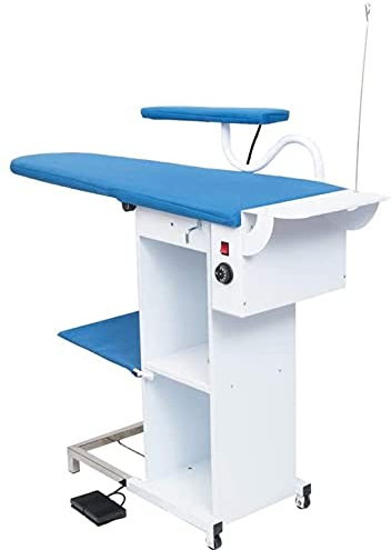 EOLO Asse da Stiro Professionale TS05 S Piano Riscaldato Aspirante Soffiante 112x42 cm Richiudibile Termostato Braccetto Stiramaniche Riscaldato Aspirante Soffiante Efficienza Energetica A++