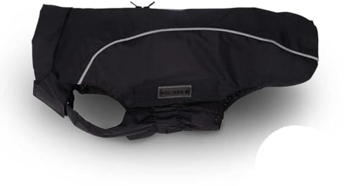 Wolters Regenjacke Easy Rain für Dackel, Größe:48 cm, Farbe:schwarz/schwarz