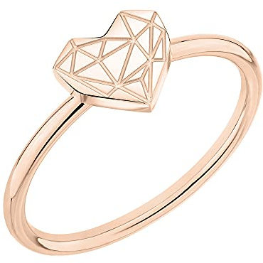 LIEBESKIND BERLIN Damen Ringe – Fingerringe aus Edelstahl mit Herz-Motiv - Verschiedene Designs, Farben & Größen – Eleganter Schmuck für jeden Anlass und das perfekte Geschenk