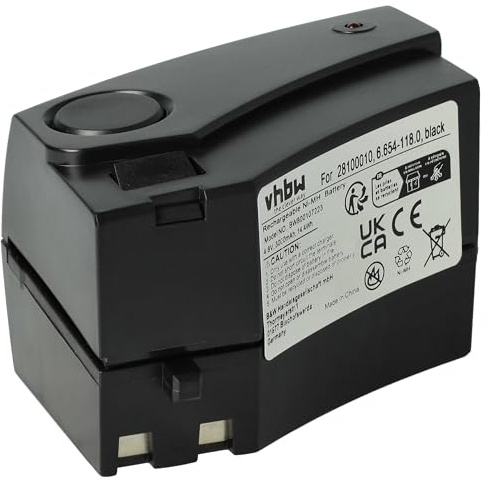 vhbw batteria sostituisce Kärcher GP 160SCHE per aspirapolvere, nero (3000mAh, 4,8V, NiMH)