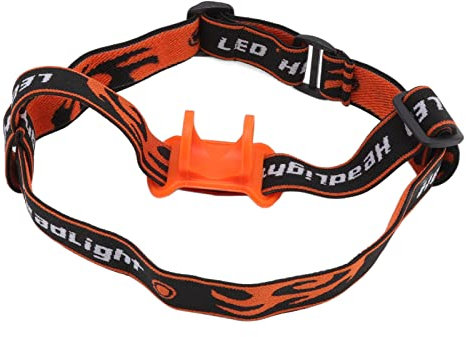 Cinghia Elastica Per Lampada Frontale, Torcia con Fibbia a Clip Fascia Per La Testa Cintura Per La Testa Regolabile Supporto Per Supporto Per Cinghia Per La Testa Supporto Per Torcia da 22 a 32 Mm di