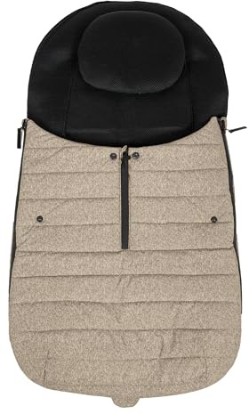 Altabebe AL2700-11 Übergangsfußsack Buggy mit Kopfkissen, dunkelgrau