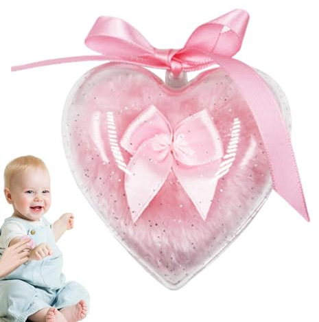 Puder-Applikator für den Körper, Puderquaste für Babys, Puderpuder für Herzform | Waschbarer Puder mit langen Borsten für die Gesichtsreinigung, Puder