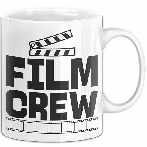 Film-Crew Tasse Geschenk Fime-Macher Geschenkidee Becher (Weiß)