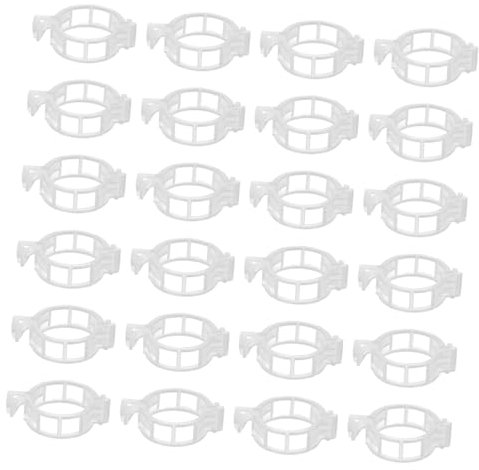 Supvox 300stücke Kunststoffklammern Weinrebenklammern Tomatenpflanzenstütze Pflanzenstützklammern Für Gewächshäuser Gemüsepflanzen-stützklammern