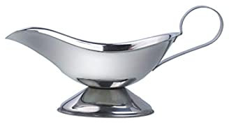 Msuiiixcccc Stainless Steel Gravy Boat Steak Sauce Boat Kitchen Condiment Cup Western Style Jam Jar Hot and Cold Salad Dressing Gravy Boat (Size: 3A) (8A)