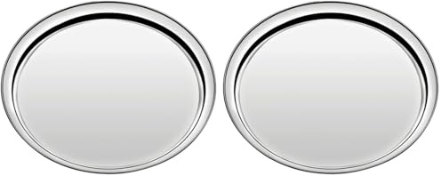 Tramontina - Plateau de Service Rond Buena Ø35cm en INOX - Élégance Durable, Finition Lisse, idéal pour Servir avec Style. Parfait pour Les Occasions spéciales, résistant et Facile à Nettoyer.
