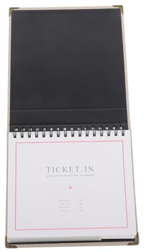 OFFSCH Álbum de Colección para Entradas de Conciertos y Cine Libro Transparente para Tarjetas y Billetes Organizador Duradero de Papel para Recuerdos Familiares y Viajes