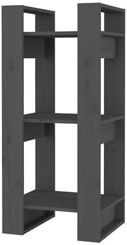 Eleganz Estantería de madera maciza de pino de 41 x 35 x 91 cm – Sistema de estantería estable para salón, oficina o dormitorio – ahorra espacio y es duradera