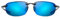 Maui Jim Unisex Sunglasses, Blue ho'okipa Smoke Grey, 64