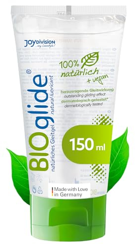 JOYDIVISION Original BIOglide neutral 150 ml I Befeuchtungs- und Pflegemittel 100% natürlich & vegan I Wasserbasiertes Gel I Wie ein Gleitgel I Mit Latexkondo Men kompatibel