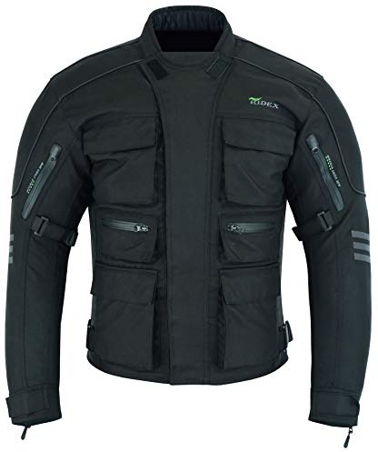 RIDEX Mens CJ1 Motorbike Motorcycle Jacket Protection Waterproof